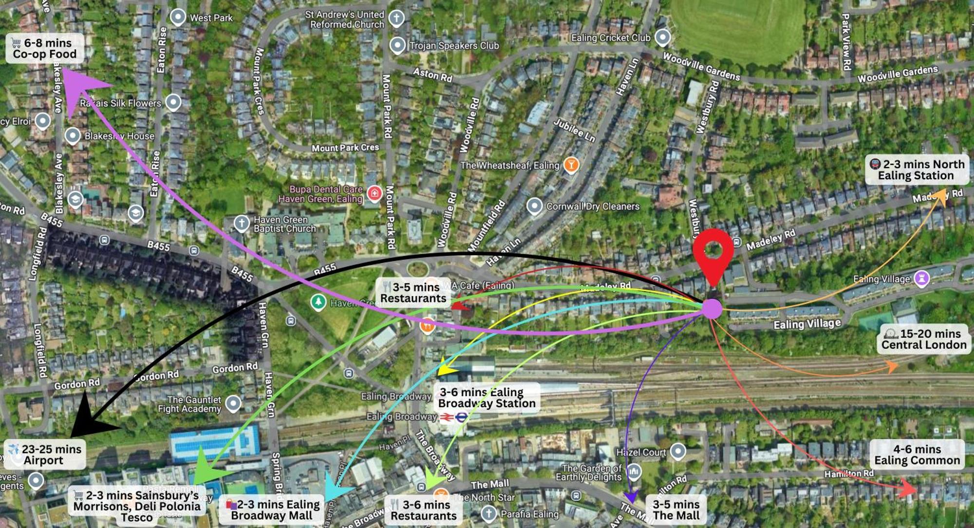 Ealing Broadway Great Stay 7-Minute Walk From The Underground Zewnętrze zdjęcie